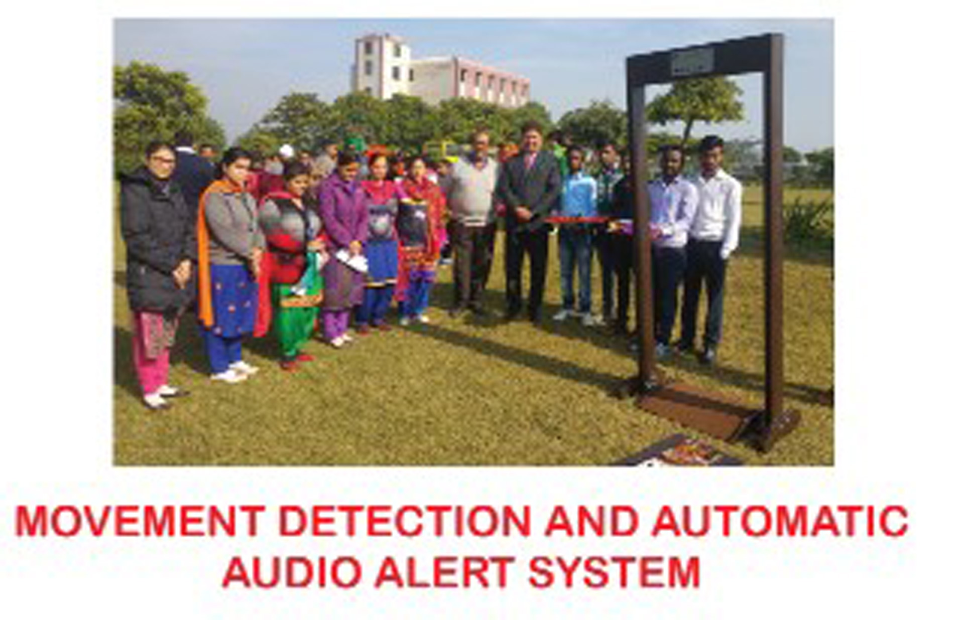 Movement Detection and Automatic Audio Alert System