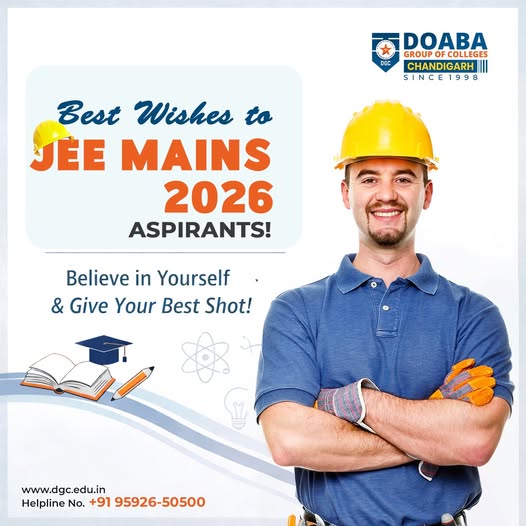 Best wishes to JEE MAINS 2026 aspirants!