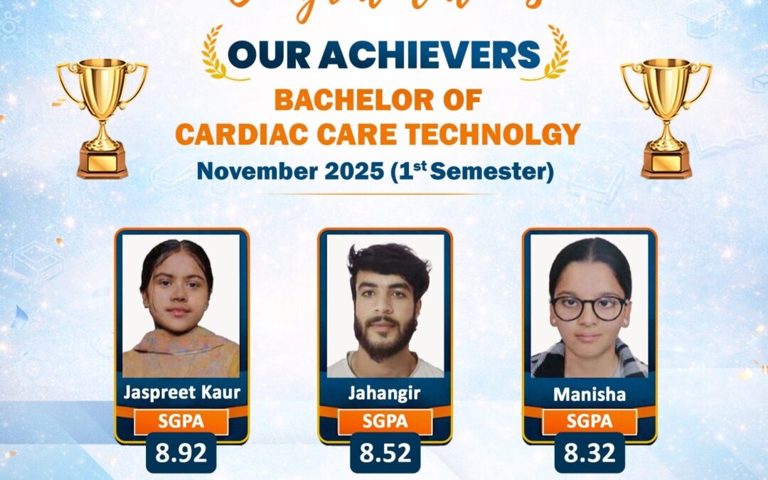 Congratulations to Our Achievers